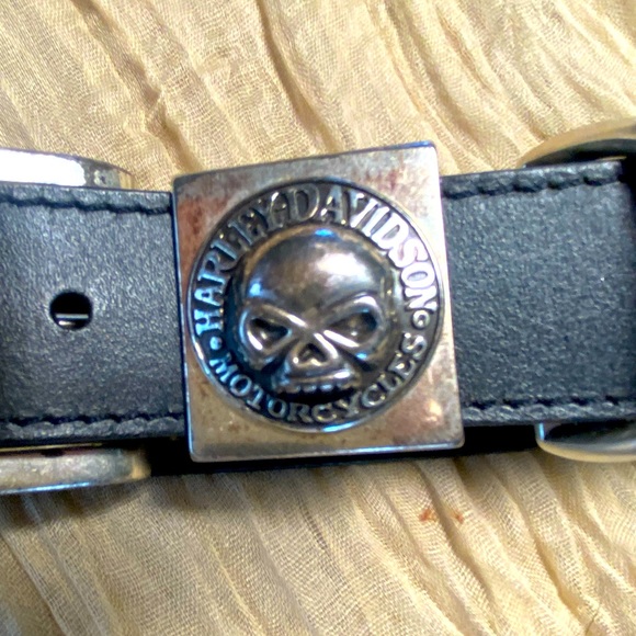 Harley Davidson genuine leather belt 32” - Picture 2 of 5